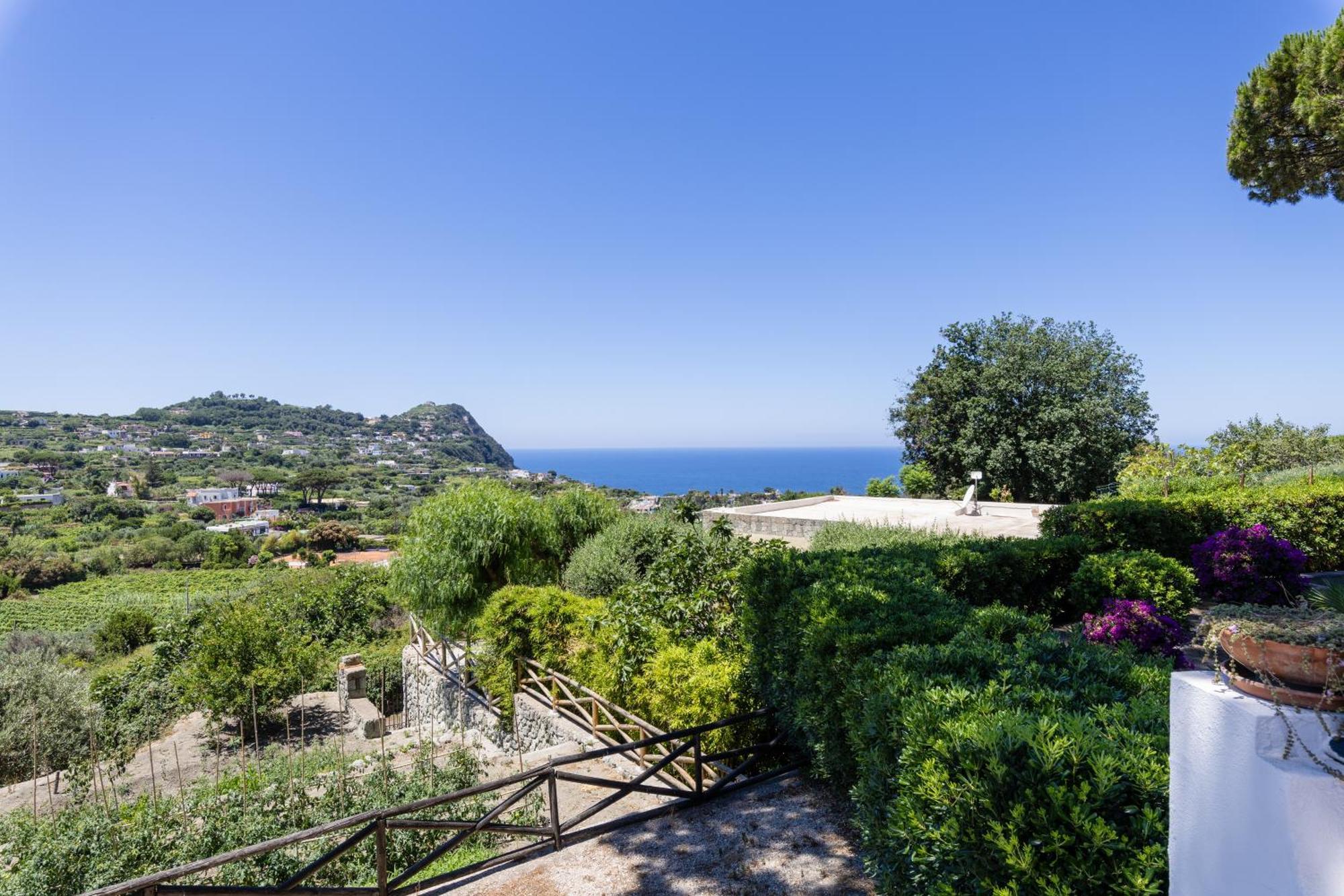Villetta Con Giardino Esclusivo Di 1000 Mq, Piscina, Tennis, Calcio, Bocce Forio  ภายนอก รูปภาพ
